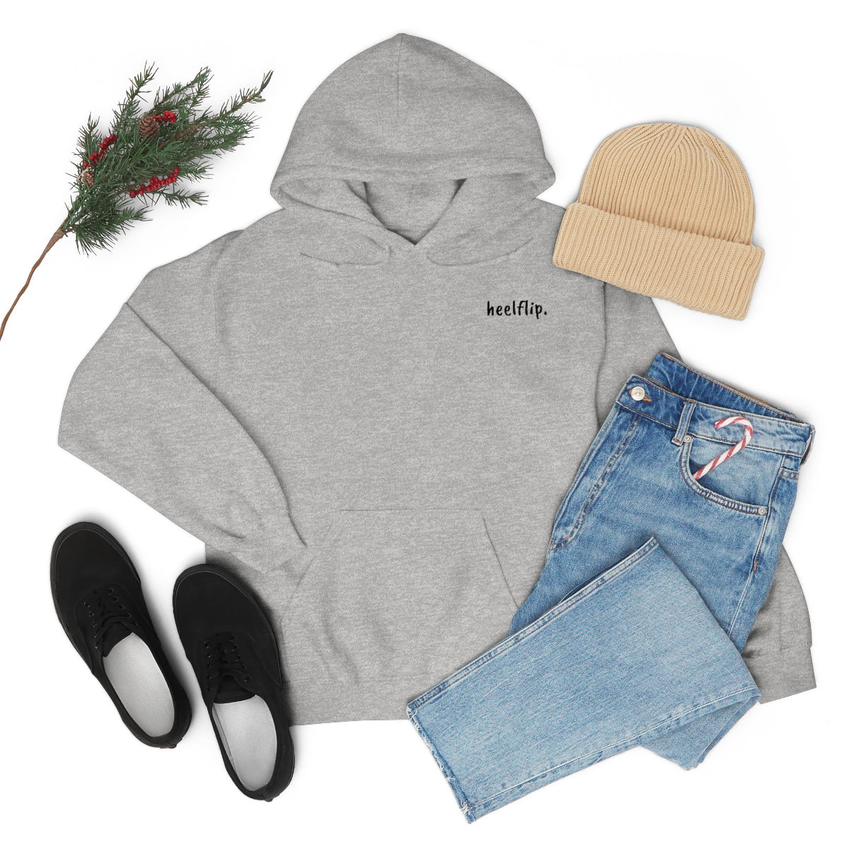 heelflip. Replika Heavy Blend™ Hooded Sweatshirt