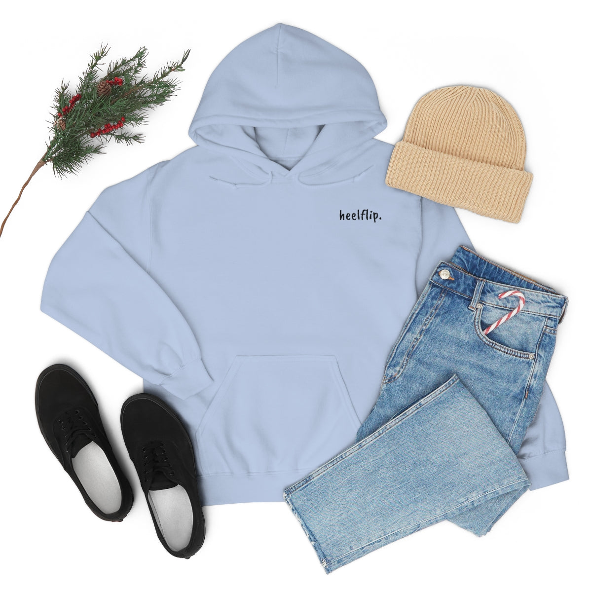 heelflip. Replika Heavy Blend™ Hooded Sweatshirt
