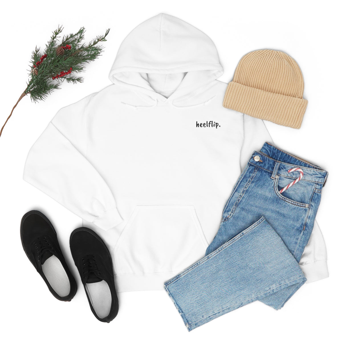 heelflip. Replika Heavy Blend™ Hooded Sweatshirt